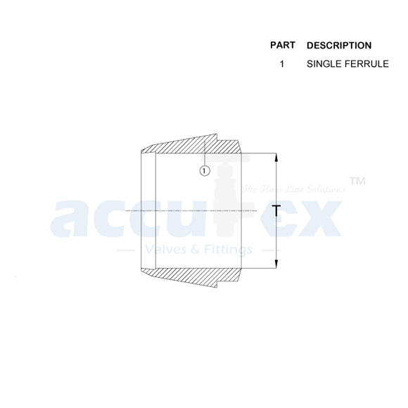 Single Ferrule