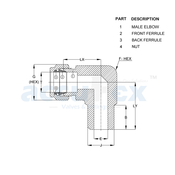 Tube Socket Weld Elbow