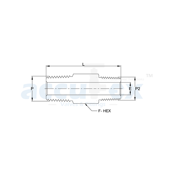 Hex Reducing Nipple